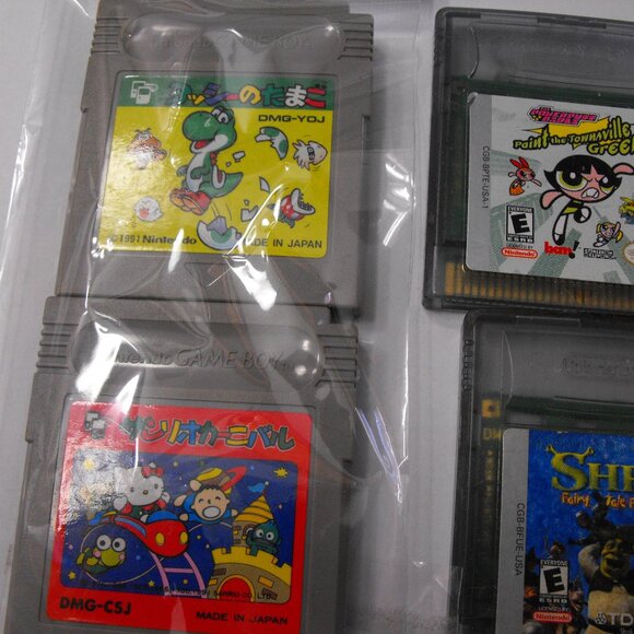 Gameboy Color Tetris games lot Yoshi's Egg, Hello Kitty face, Power Puff Girls - Picture 2 of 3